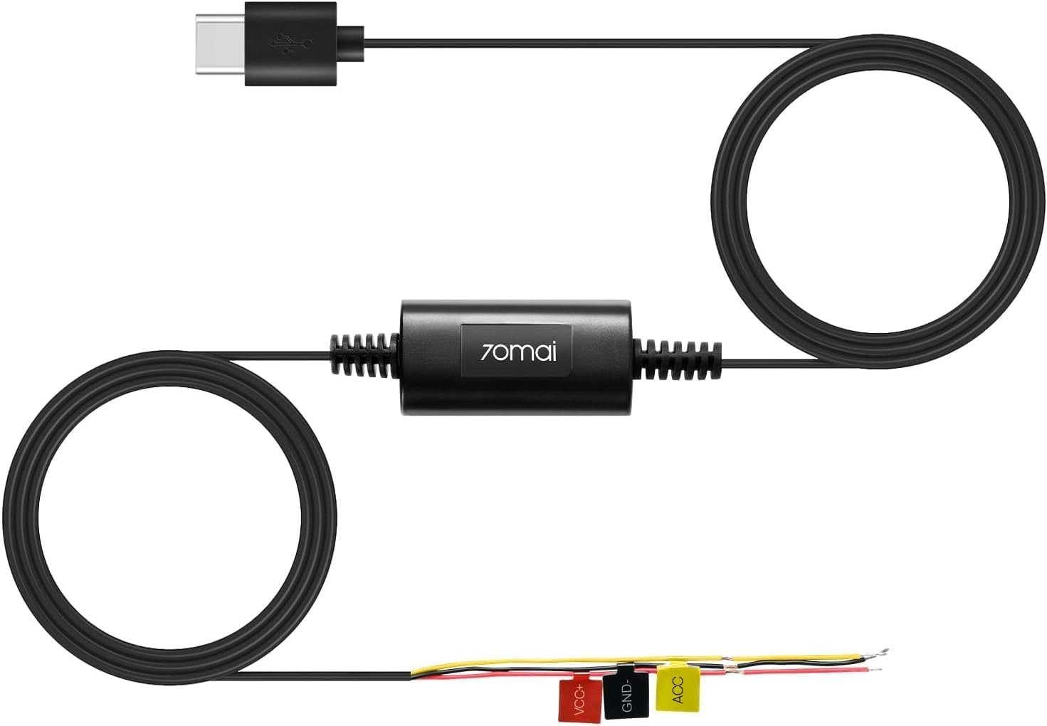 UP03 Dash Cam Hardwire Kit – Type-C Power Supply for Continuous Vehicle Safety