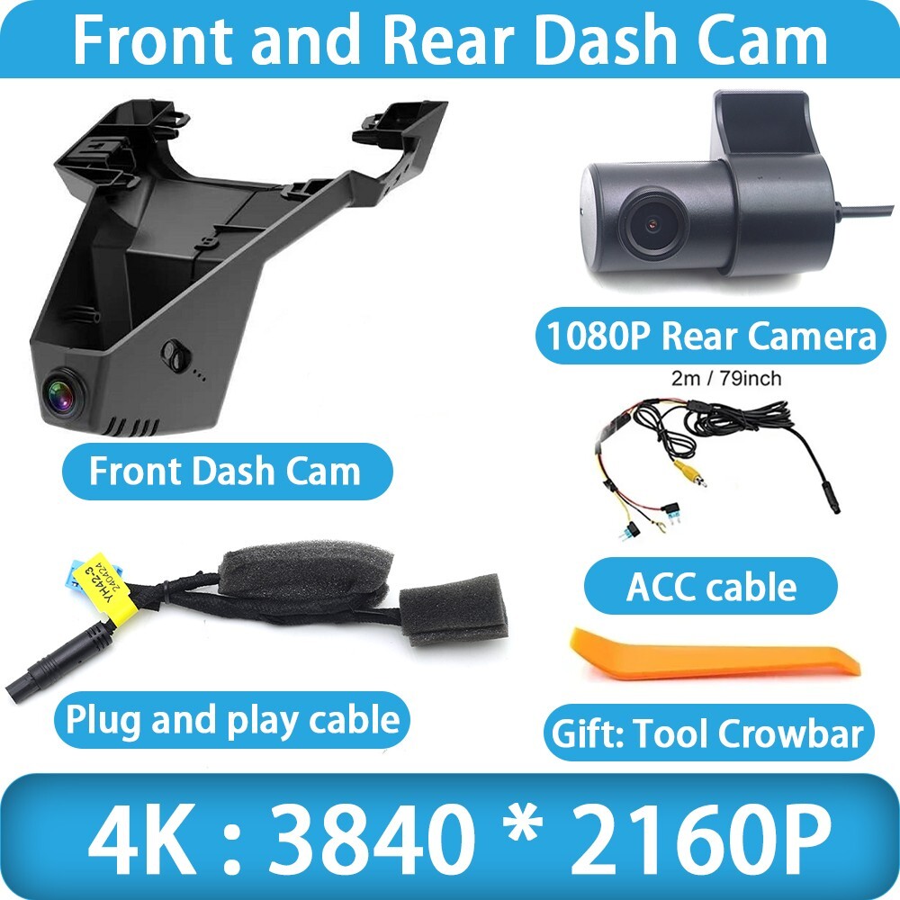 4K Wifi DVR Dash Cam Camera for Citroen C5 Aircross Facelift 2022 2023 2024 2025