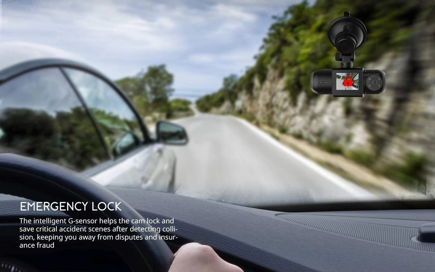 COOAU D30S 1080P Dash Cam Front and Car Camera Recorder 128GB SD Card Included