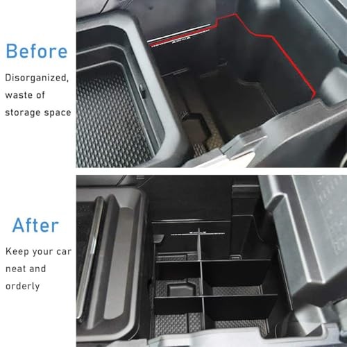 Center Console Organizer Insert Divider for Dodge Ram 1500/2500/3500(2019