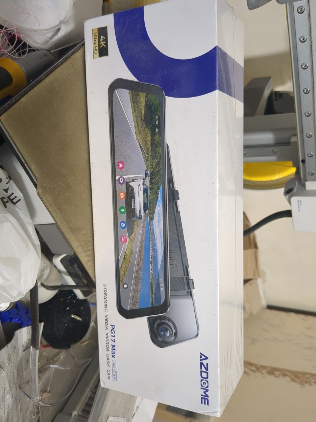 AZDOME PG17 Max Rear View Monitor w/Cam Kit 4K+2.5K Wired LCD
