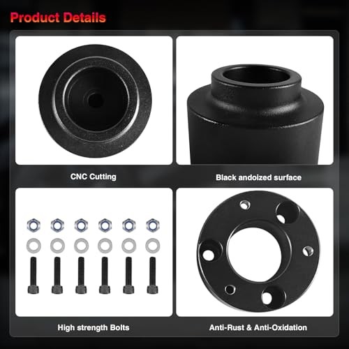3″ Front and 2″ Rear Leveling Lift Kits for Dodge Ram 1500 2009-2024 4X4 4WD,