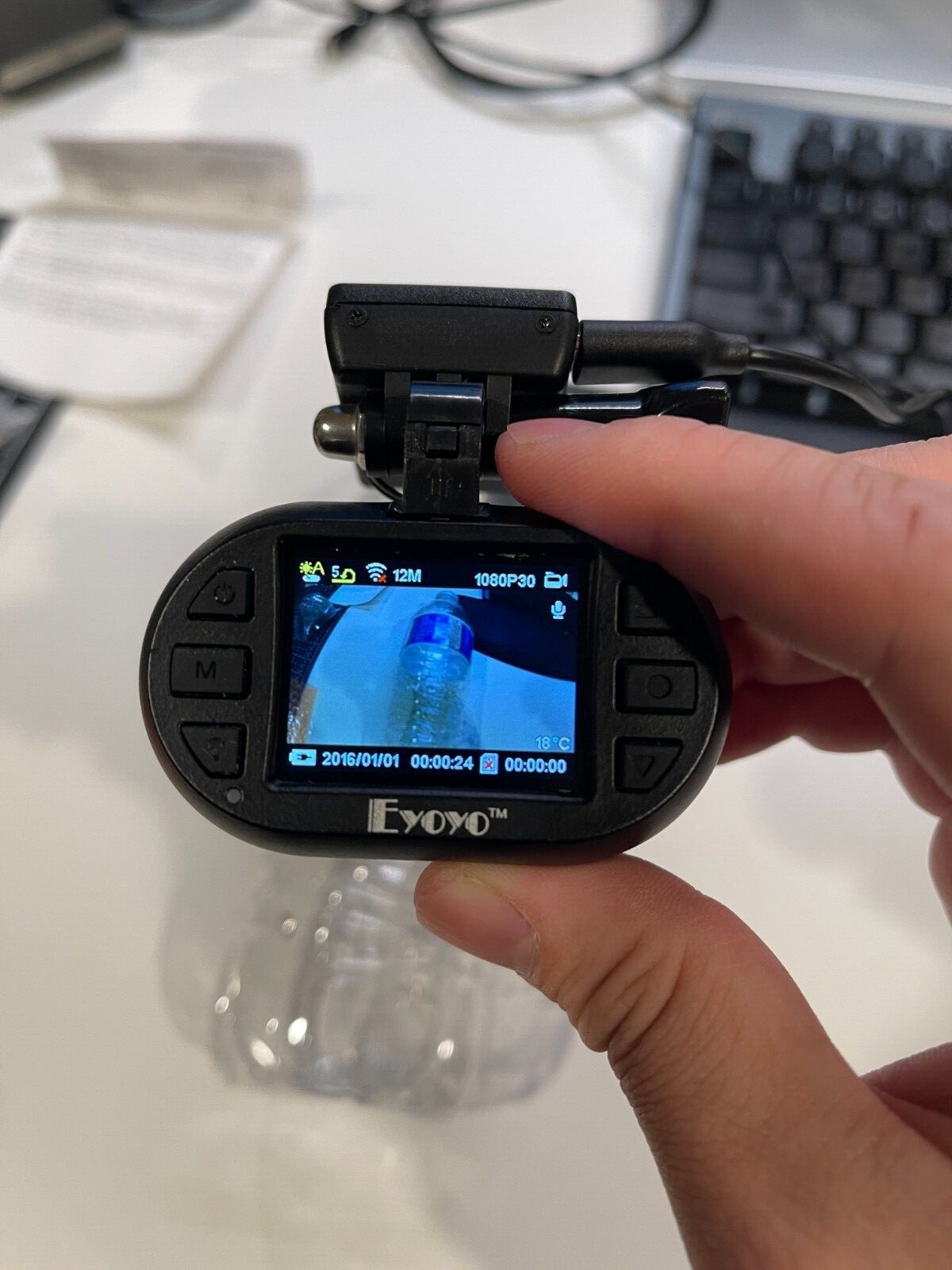 Eyoyo dash camera 1080P30fps, Super Capacitor, wifi