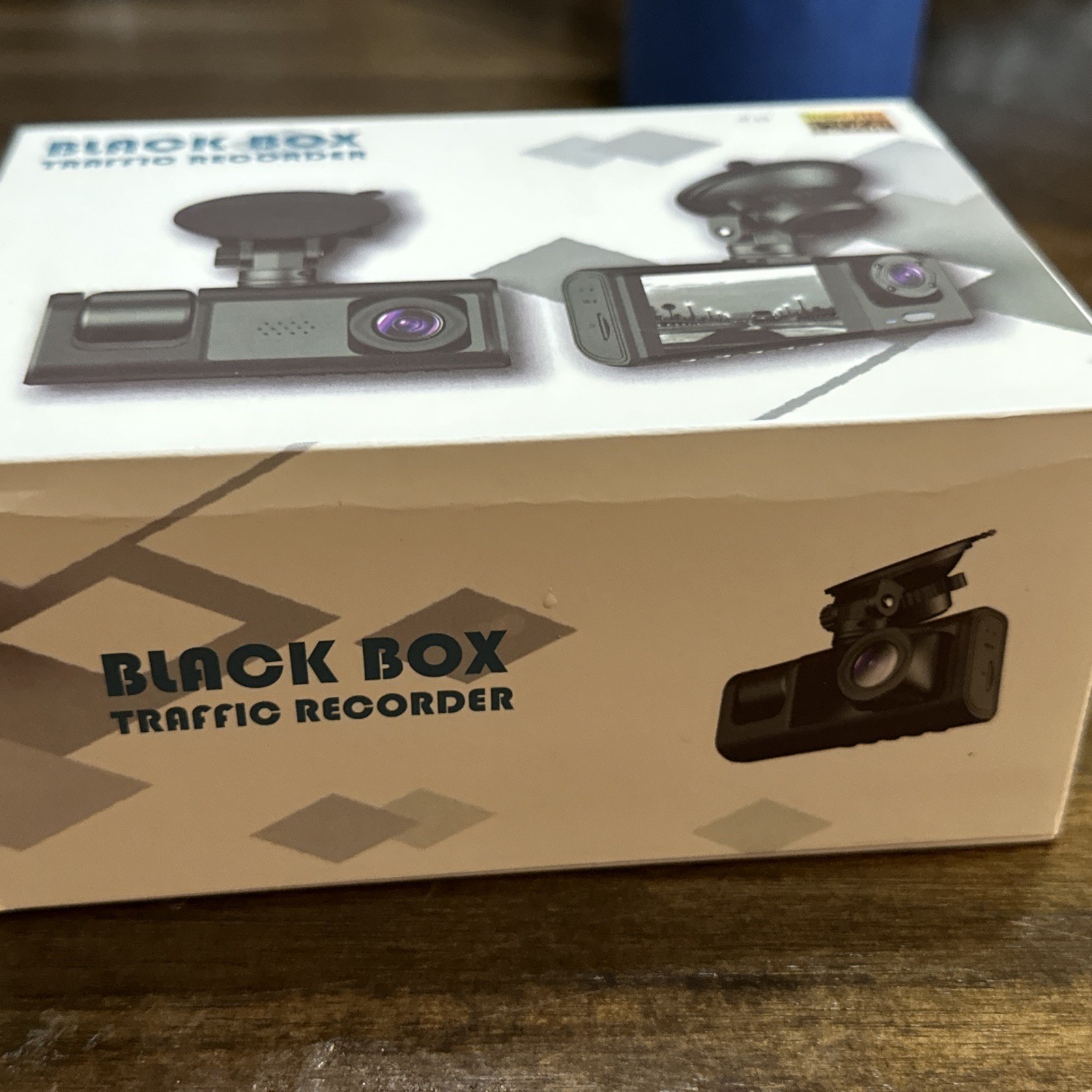 Black Box Traffic Recorder Dash Cam HD 1296P Front Rear Video