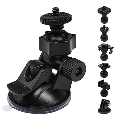 S30 Dash Cam Suction Mount (2nd Gen) with 10pcs Joints for REXING,Z-Edge,Old