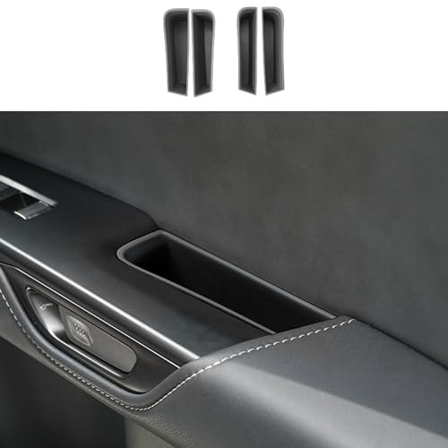 4PCS Car Door Organizer Tray for After 22 Lexus NX Door Organizer 4Pack-Black