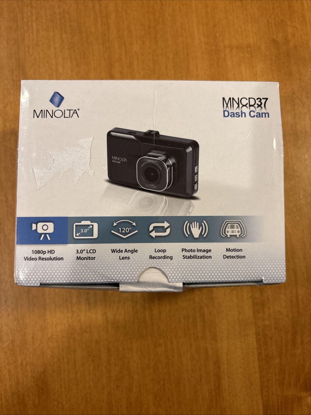 Minolta Dash Cam MNCD2K10 2.5K Quad HD New BLUE