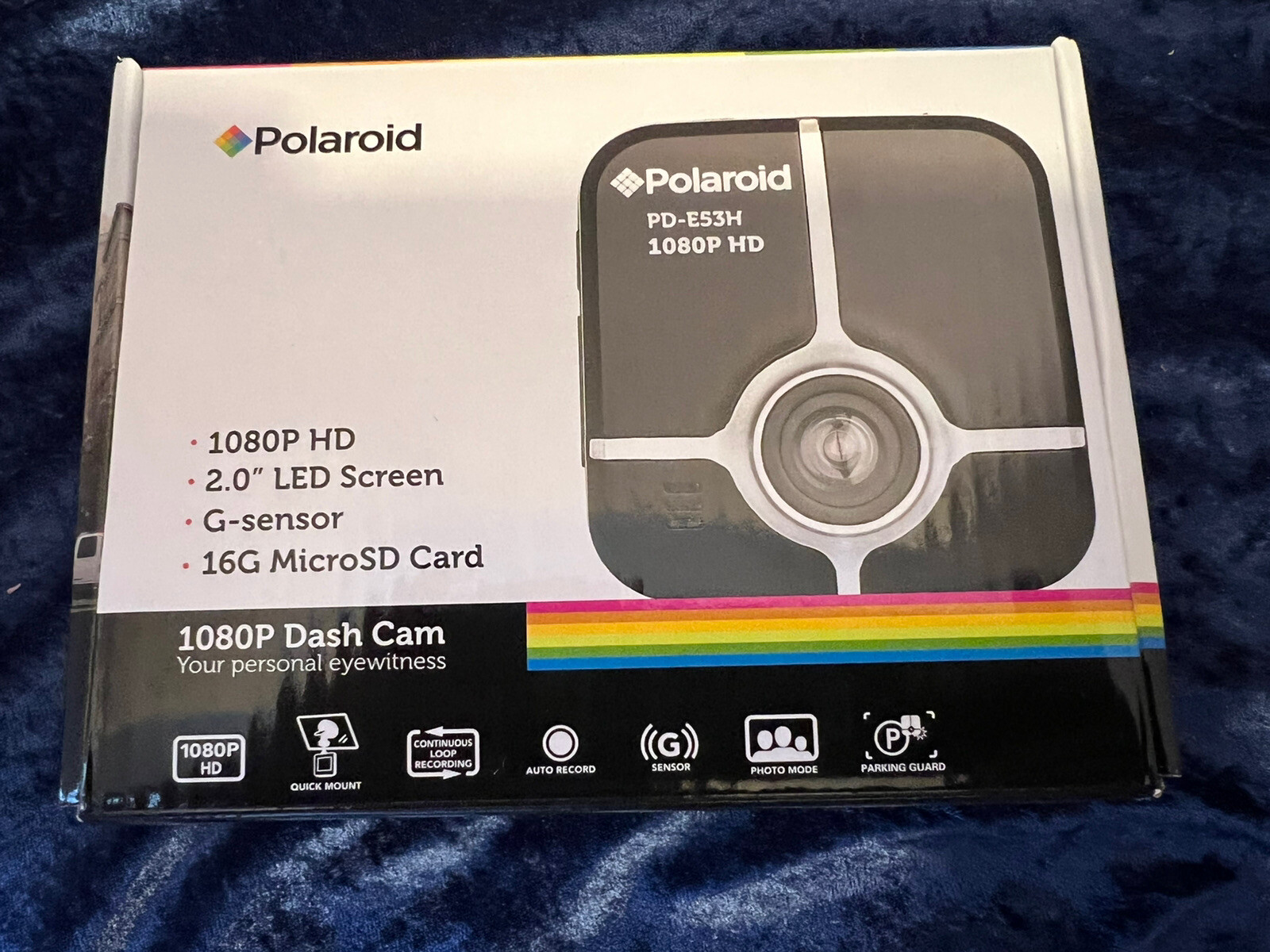 POLAROID 1080P HD DASH CAM NEW