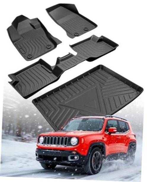 for Jeep Renegade Floor Mats & Cargo Liner 2023 2022 2021 2020 2019 2018 2017