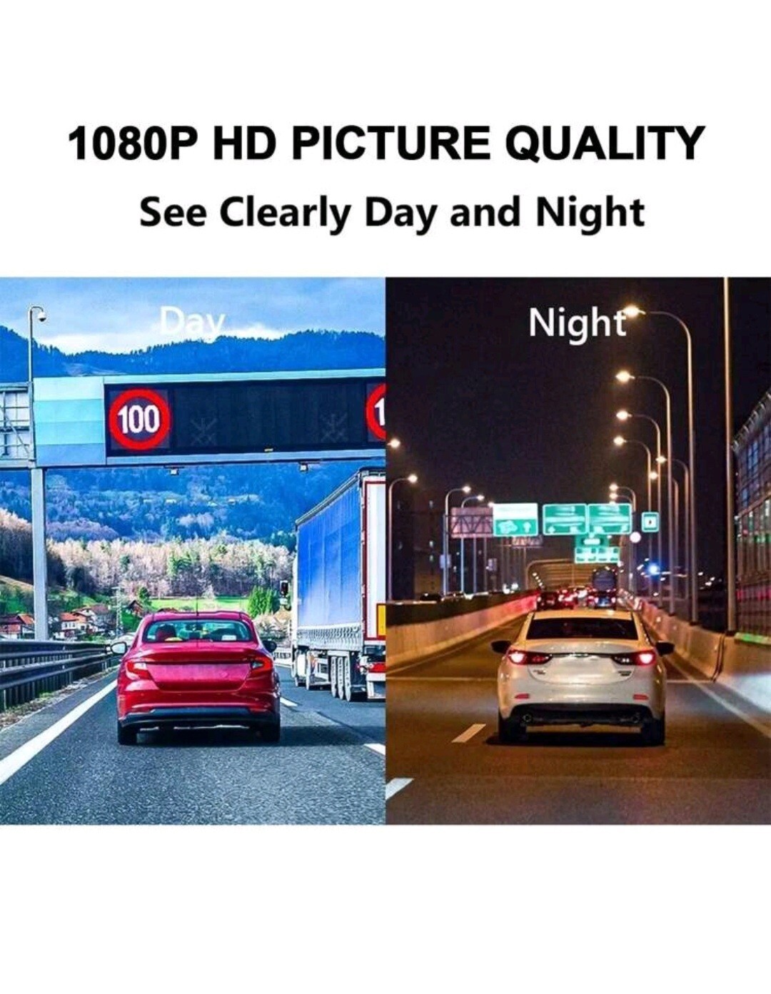 HD 1080P Car Dual Lens Dash Cam Front&Inside Video Recorder Camera G-sensor 32GB