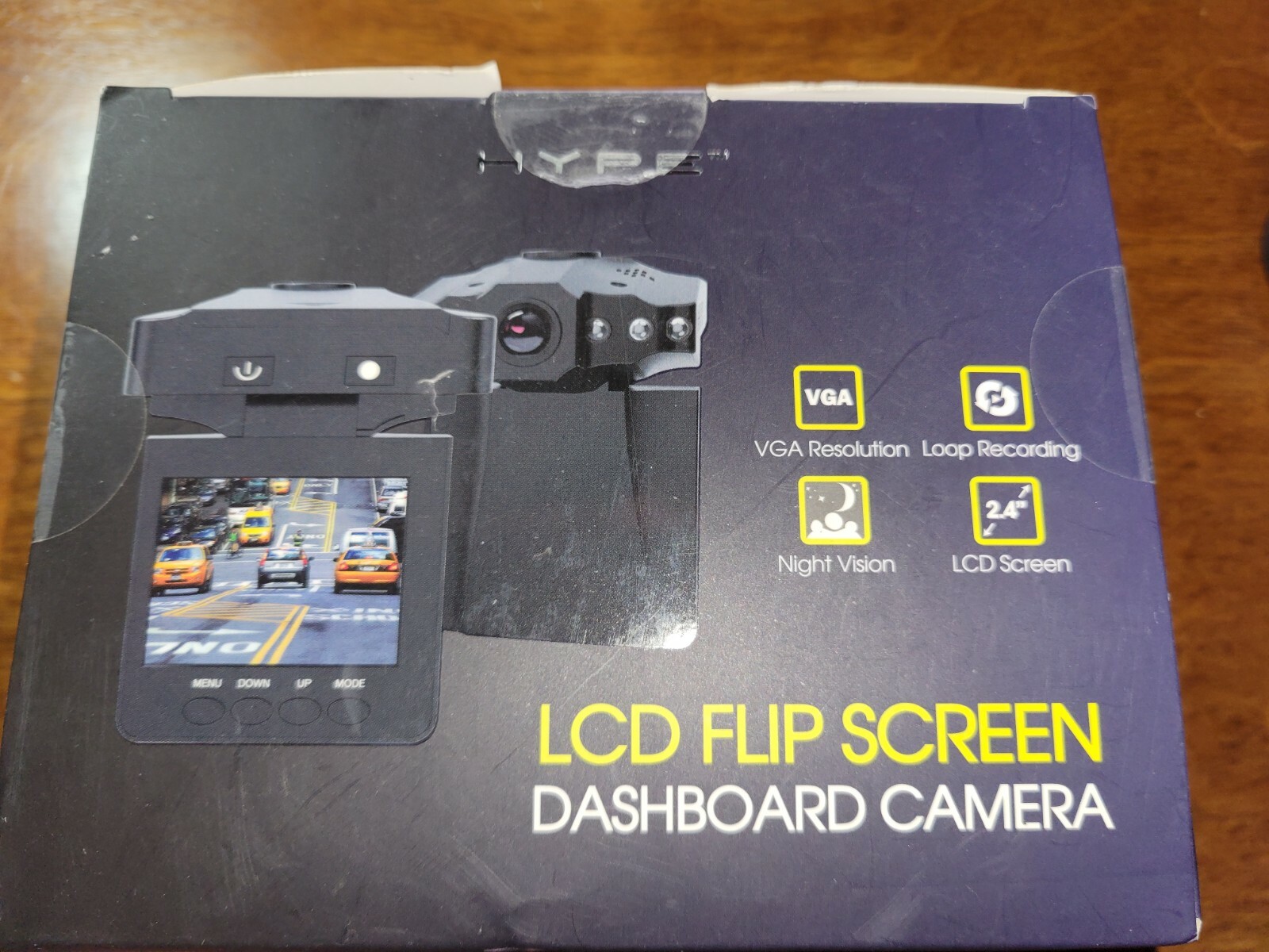 HYPE LCD Flip Screen Dashboard Camera New In Box