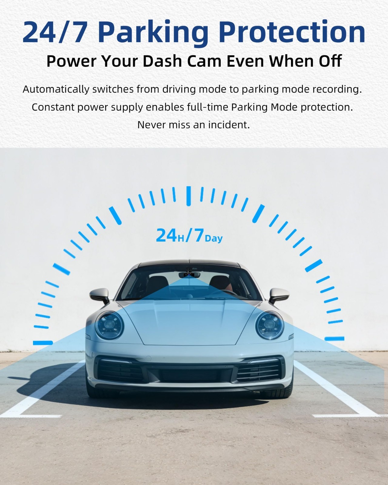 Hardwire Dash Cam Kit USB C – OBD Power Cable, 24H Parking Mode, Low Voltage Pro