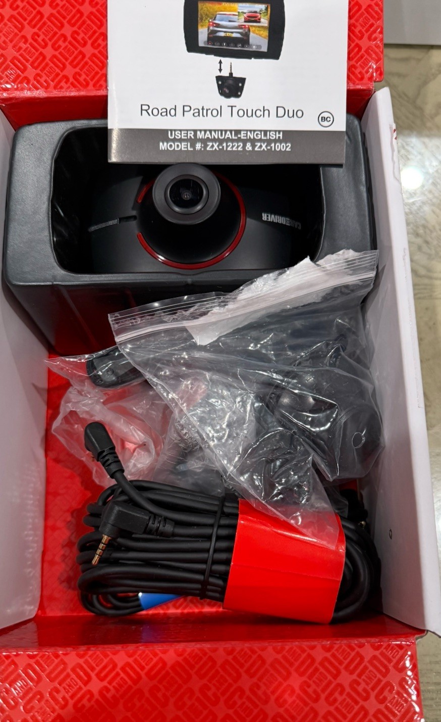 1080p Full HD Dual View Dash Cam | Front, Rear-View Camera Combo with Sony IM…