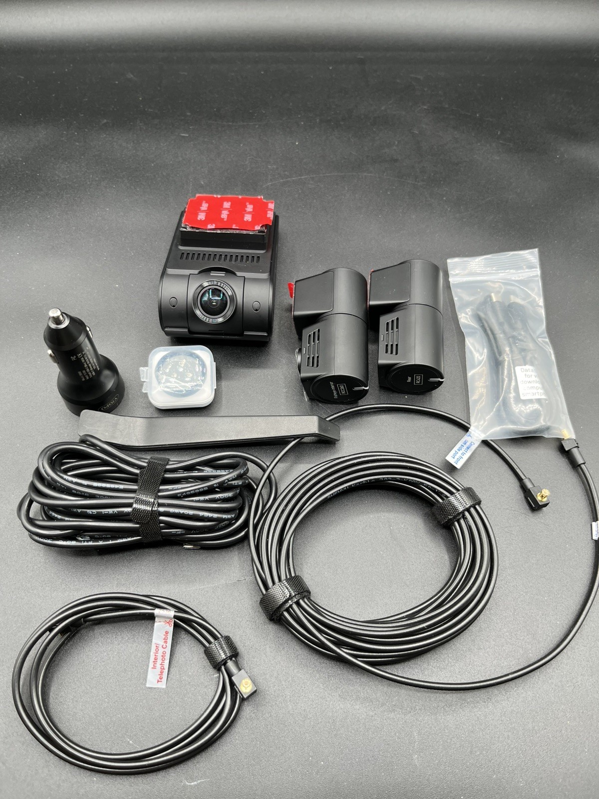 Viofo A329S 4K 3 Channel Dash Cam 4K Front + 2K Cabin Fisheye (210°) + 2K Rear