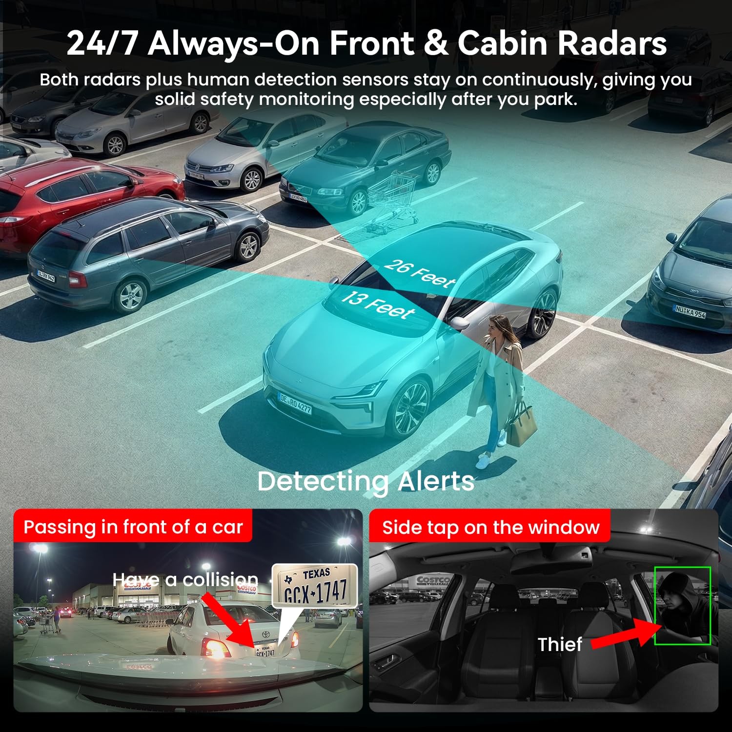 4G LTE Dash Cam with Live-Streaming, Anti-Theft Car Security Camera, Instant …