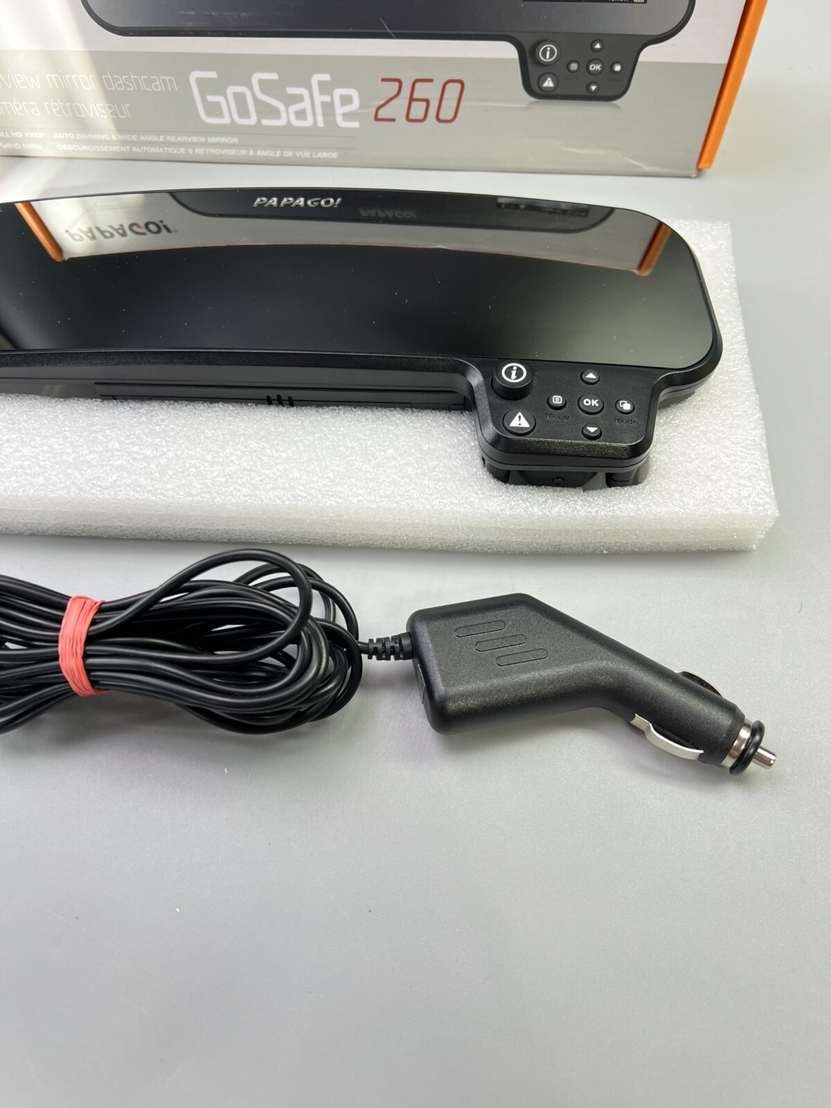 Papago GoSafe 260 Rearview Mirror Car Dashcam, Camera