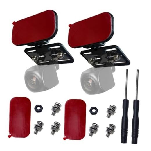Car Rear Camera Holder, Adjustable Vehicle Backup Camera Mount, Strong 2 SET