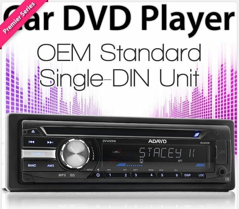 New OEM Single 1 DIN Car DVD Player AUX-In Stereo Radio USB MP3 SD CD Player