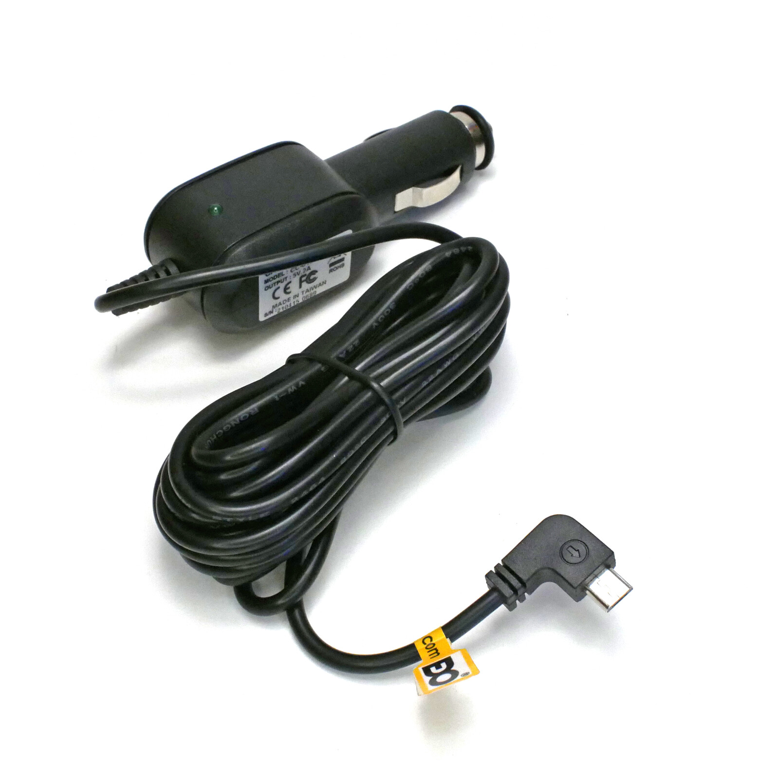 10 Ft USB Car Power Cord for Rand McNally Dash Cam 500 DVR Video Recorder 5V 2A