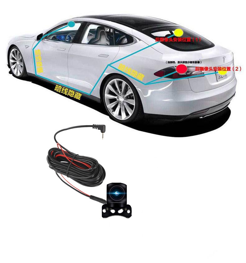 3in Dash Cam Touch Screen Car DVR Video Recorder Night Vision Parking Monitor