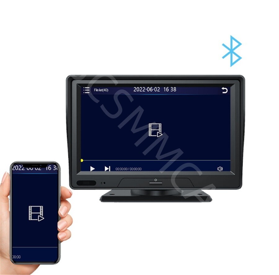 Touch Screen Car Navigation Player Dash Cam Video Recorder For CarPlay G-sensor