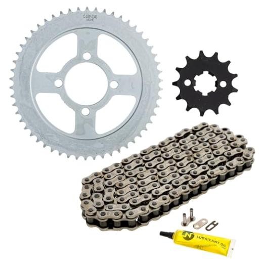 Drive Sprocket Chain Combo for Yamaha TTR125LE Front 13 Rear 54 Tooth 428
