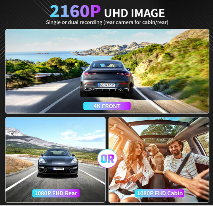 OEM Style Front 4K Dash Cam for Hyundai Ioniq 6 2023-2025(Must Have an auto-dimm
