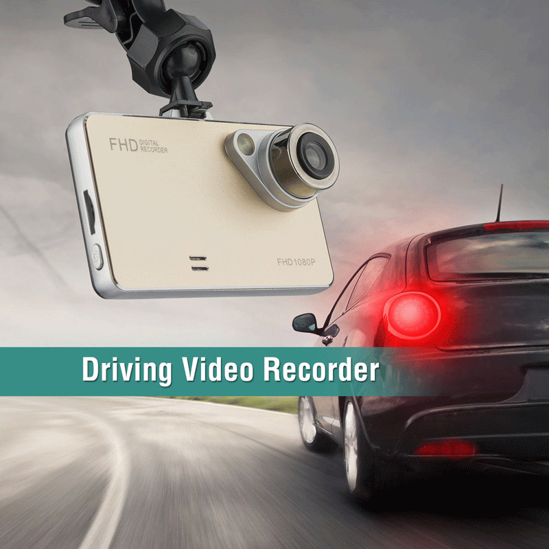 Dashboard DVR Cam Car Driving Camera Recorder Dash Cam Wide Angle + 32GB Card