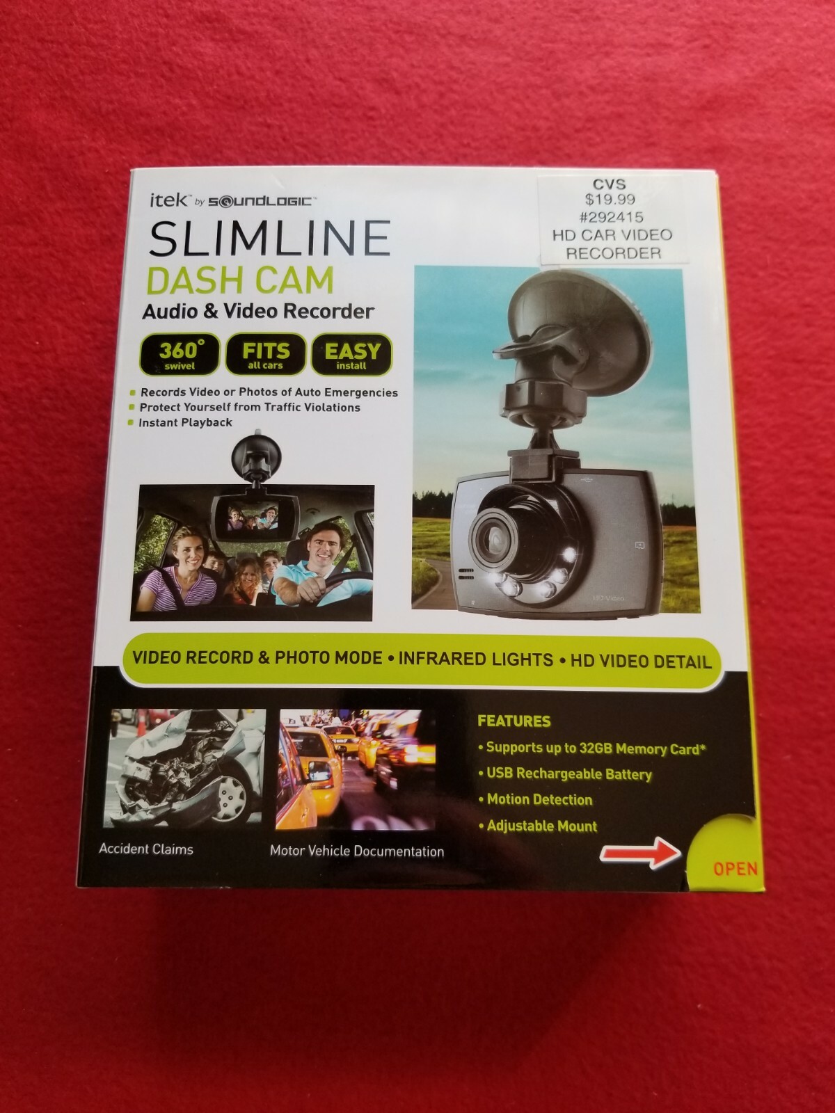 Itek Sound Logic Slimline Dash Cam