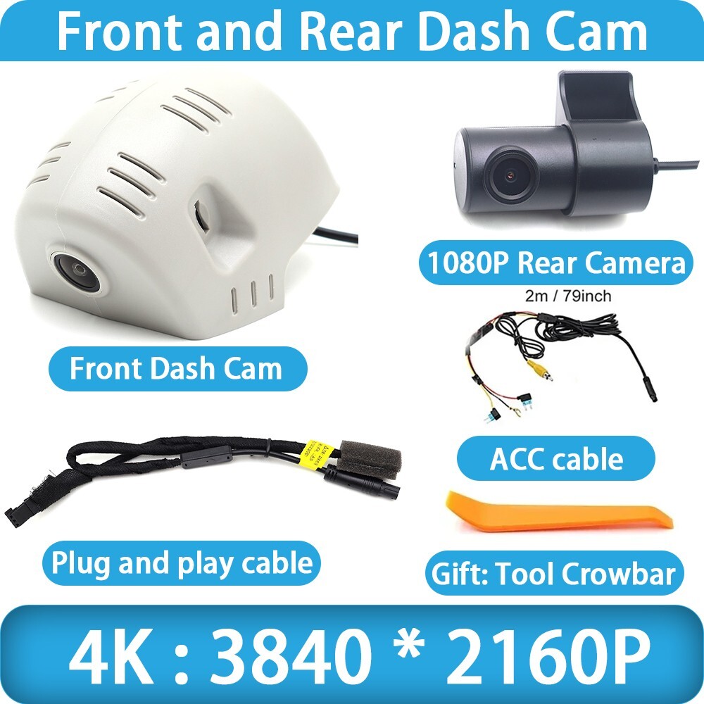 Plug and Play 4K Wifi DVR Dash Cam Camera for Skoda Octavia 4 Mk4 NX 2019-2025