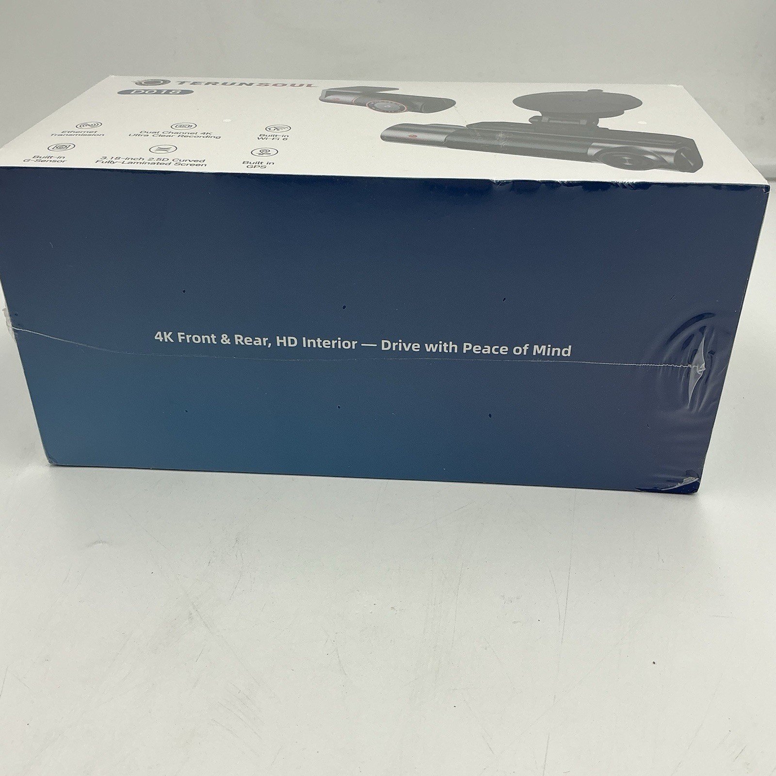 Terunsoul 4K Ultra HD Dual Channel Dash Cam w/Built In WiFi Model D018