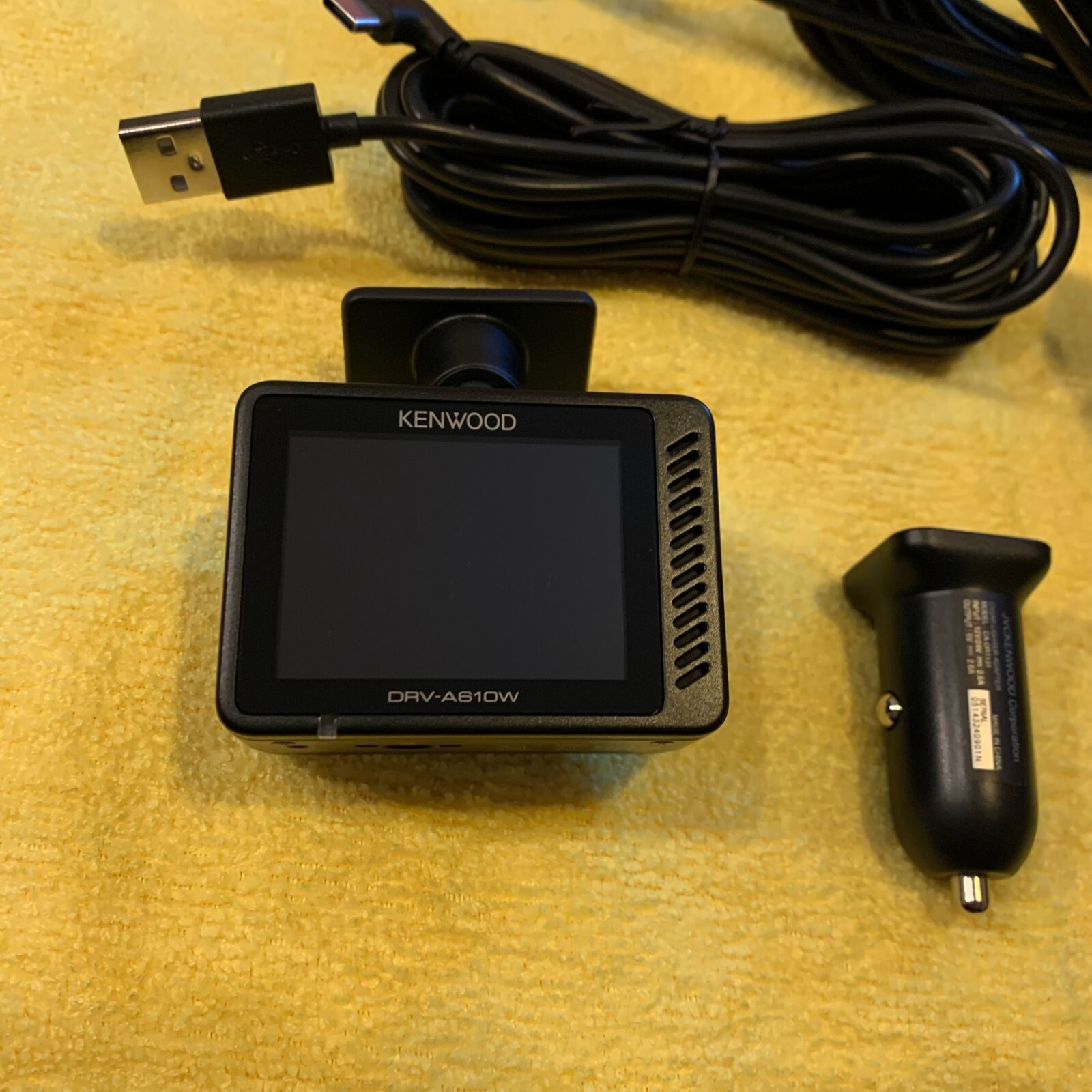 Kenwood DRV-A610WDP 4K Front and 2K Rear Dash Cam System, WiFi Connection NEW