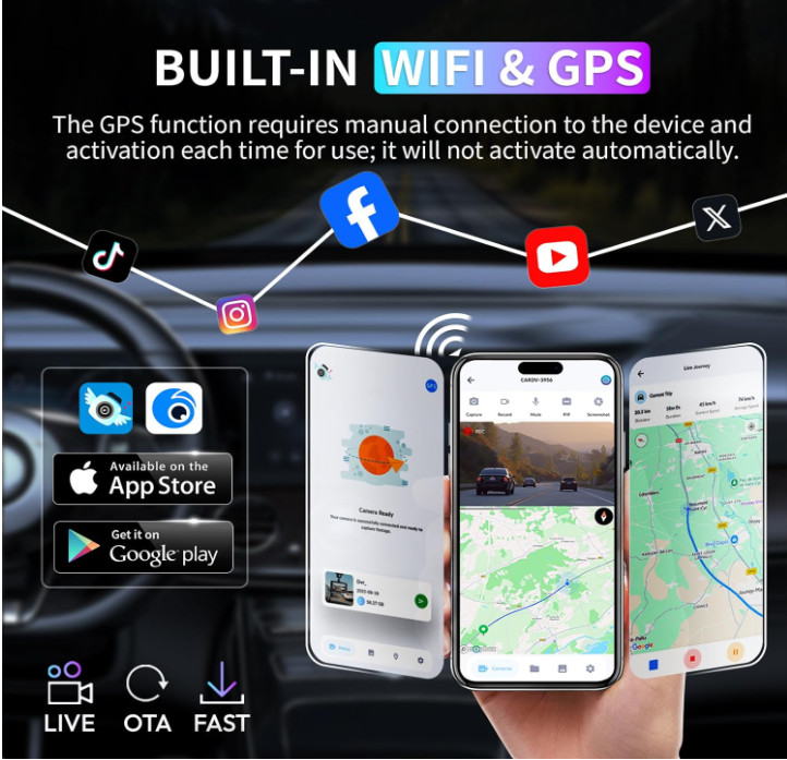 OEM Style Front 4K Dash Cam for Hyundai Ioniq 6 2023-2025(Must Have an auto-dimm