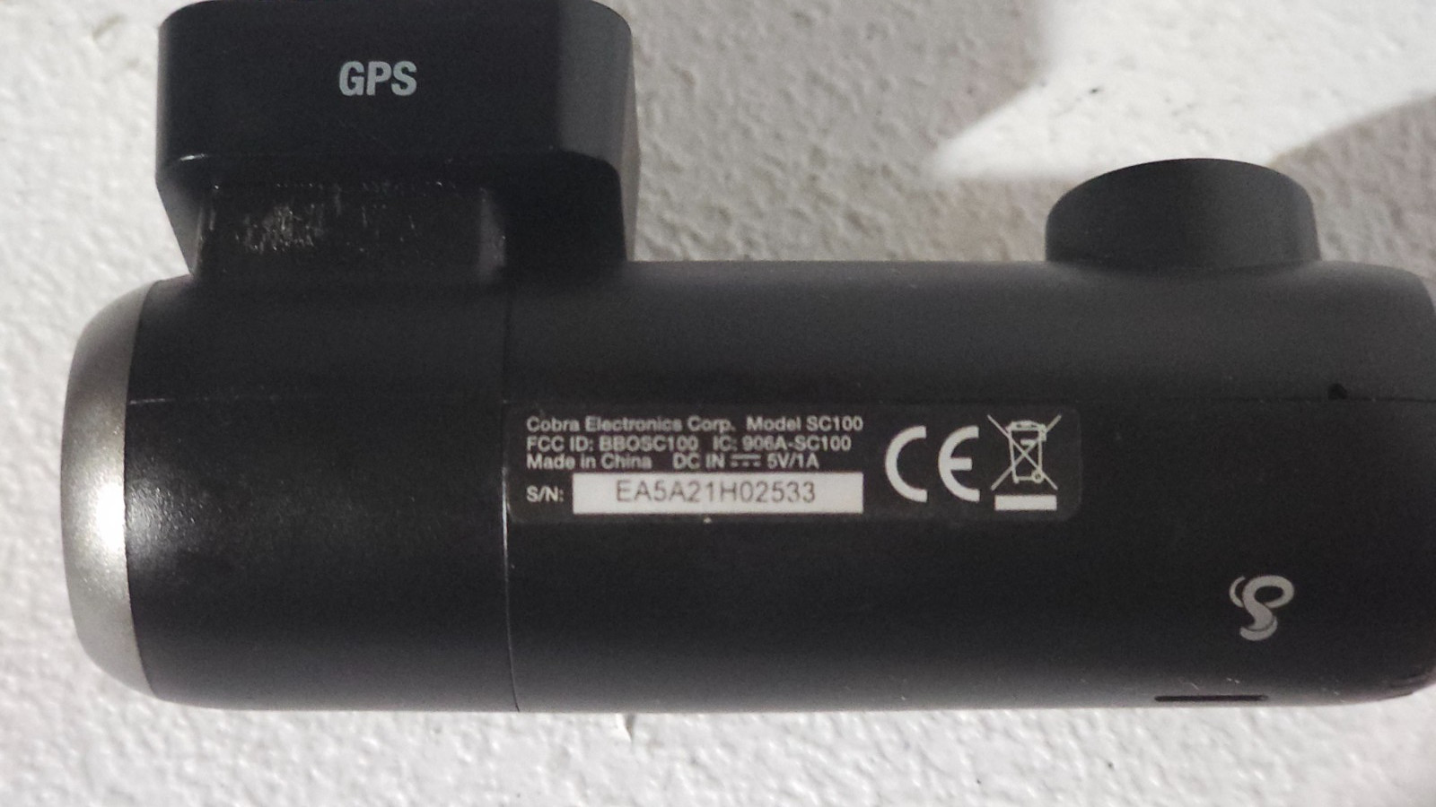 SCOBRA SC100 CAMERA WITH OBD2 POWER USED