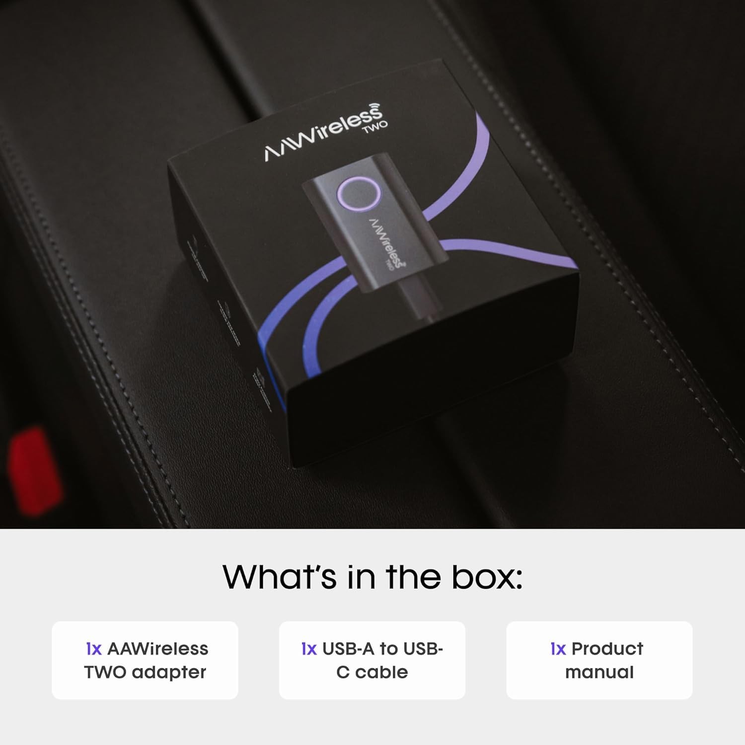 Two – Wireless Android Auto Adapter – Convert Factory Wired Android Auto to W…