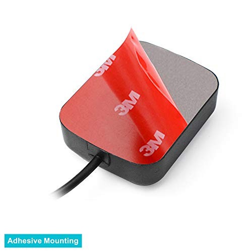 Car Dash Cam GPS Antenna 3.5mm Plug – Waterproof Hidden Adhesive Mount for