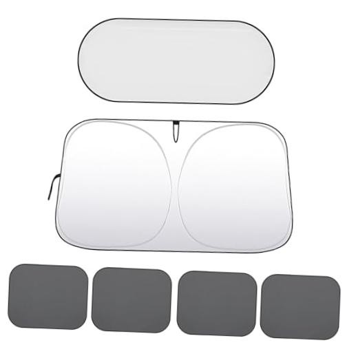 6PCS Car Window Shade, Window Sunshade for Side Window Front 55.12×27.56 inches