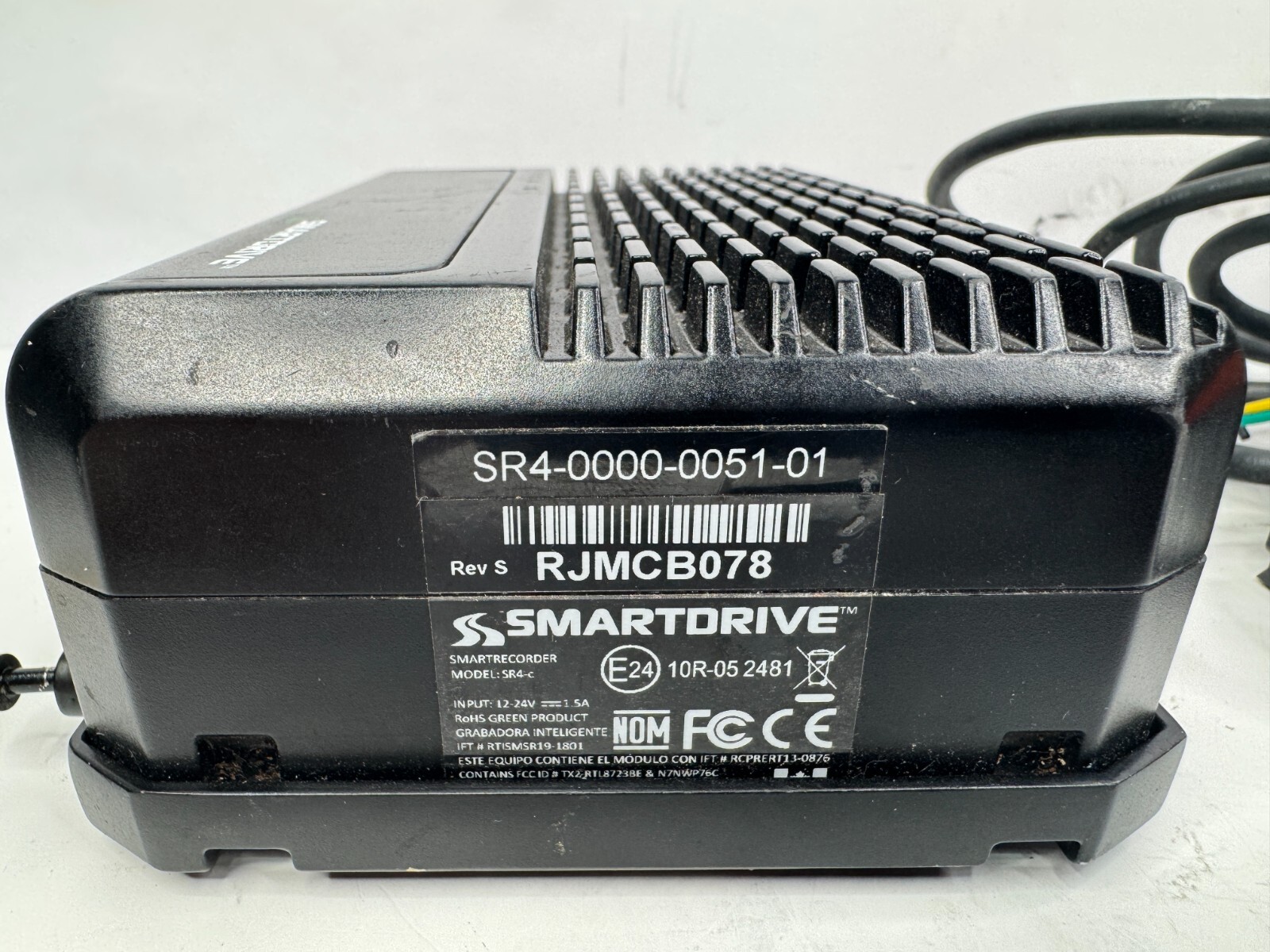 SMARTDRIVE #SR4-0000-0051-01 Automotive Fleet Camera System Dual Camera