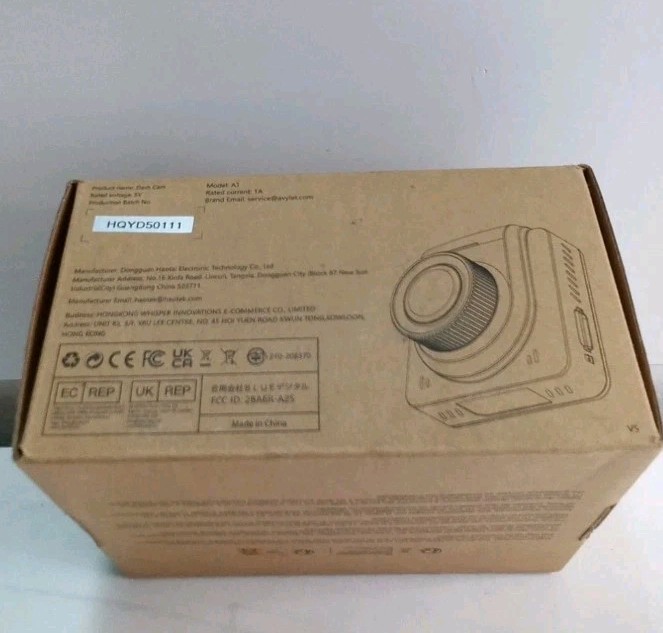 Avylet A1 2k Mini Dash Cam 24hr Monitor Loop Recording G-Sensor WDR-Night vision