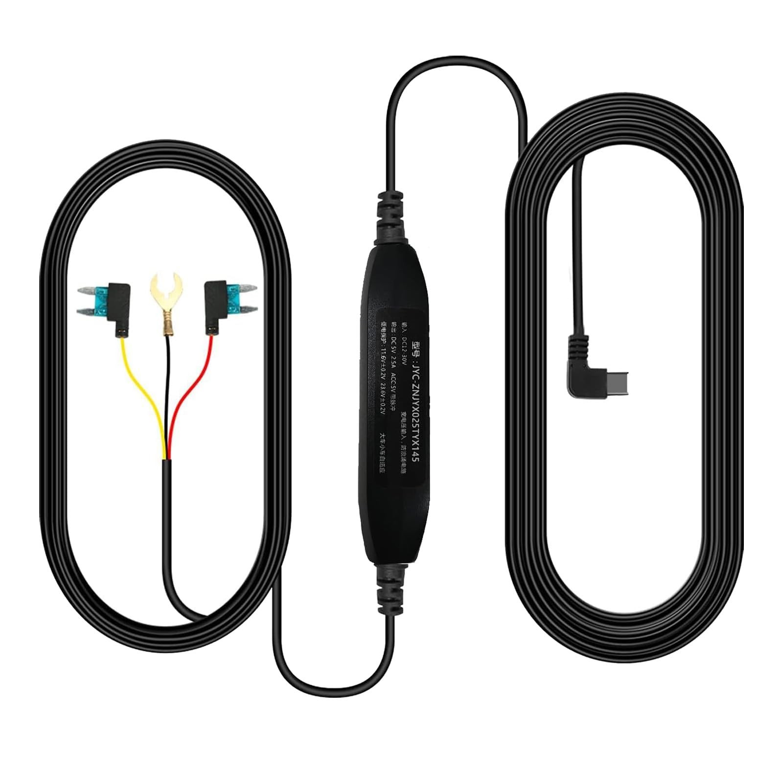 Aprilboy Type C Hardwire Kit for Dash Cam 11ft
