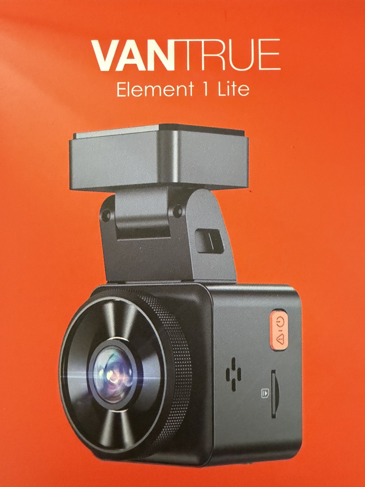 Vantrue Element E1 Pro 4K Dashcam with Hardwear Kit – open box