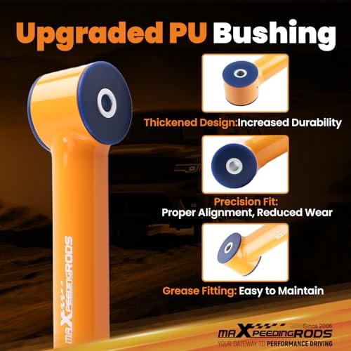 maXpeedingrods Adjustable 0-8″ Rear Upper Control Arms for Jeep Wrangler TJ