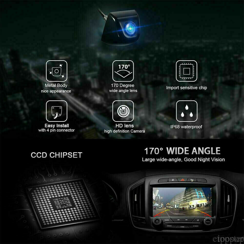 4.3” Car Mirror Monitor +Rear View Reversing Backup Camera Reversing Waterproof