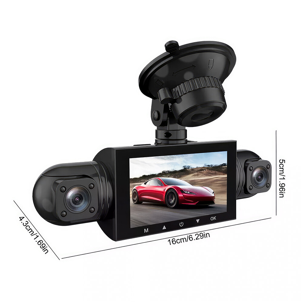 4K 4 Channel Car Dash Cam HD 1080P FHD DVR Video Driving Recorder Night Vision