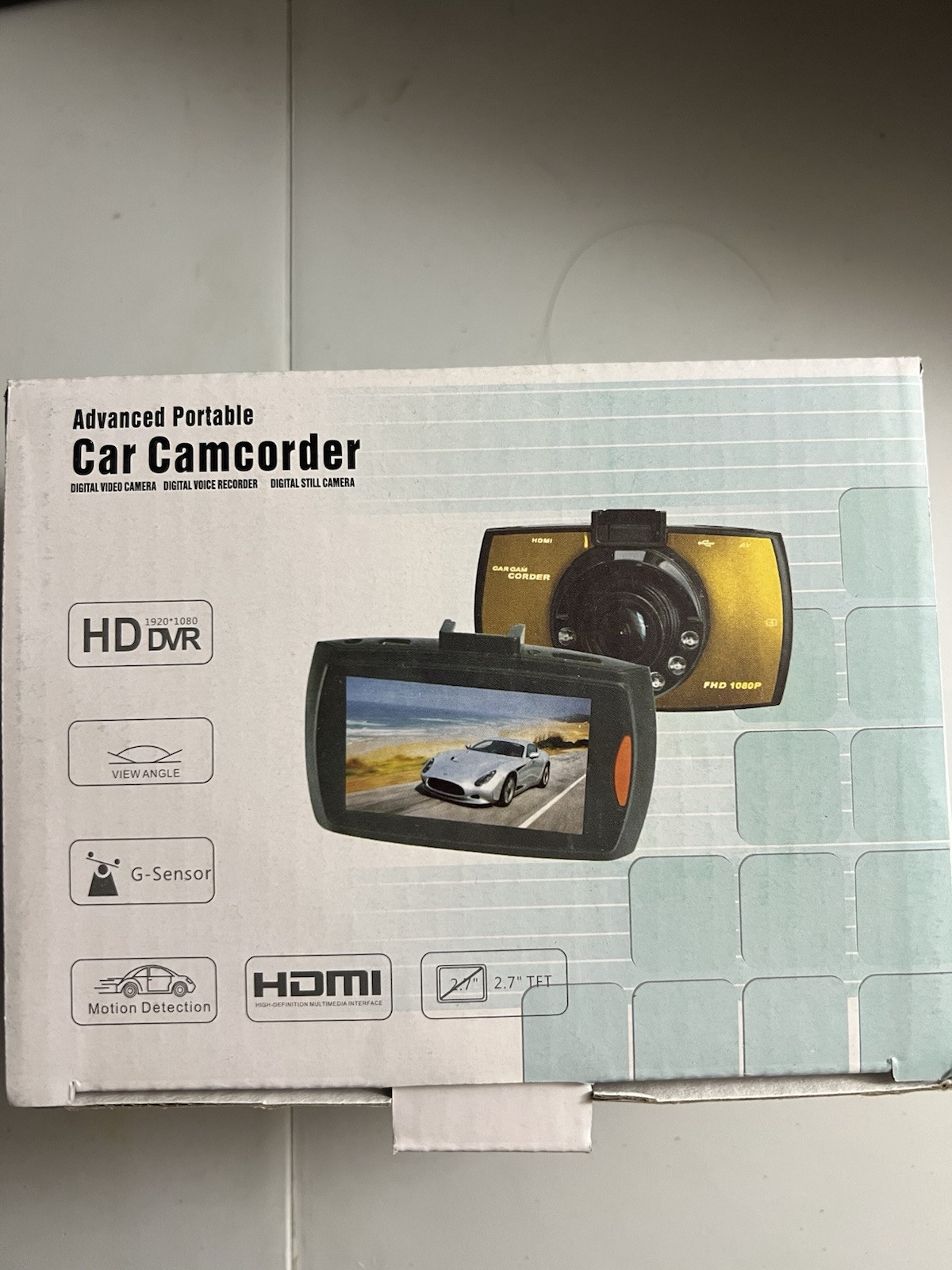 Advanced Portable Car Camcorder – Car Recorder/Dashcam – Never Used!