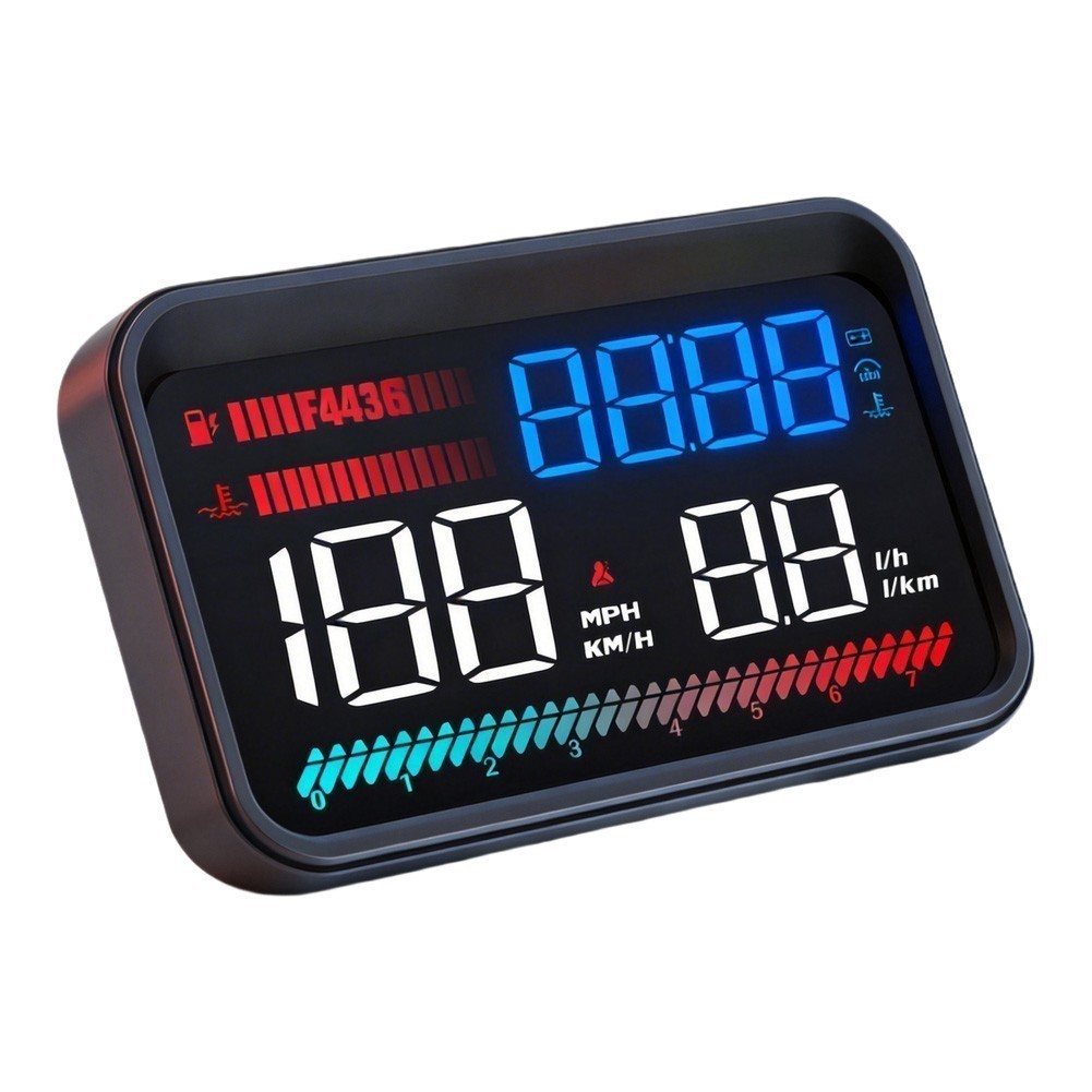 OBD2 HUD Projector Head Up Display for Gas Cars 2008+ Type C Interface