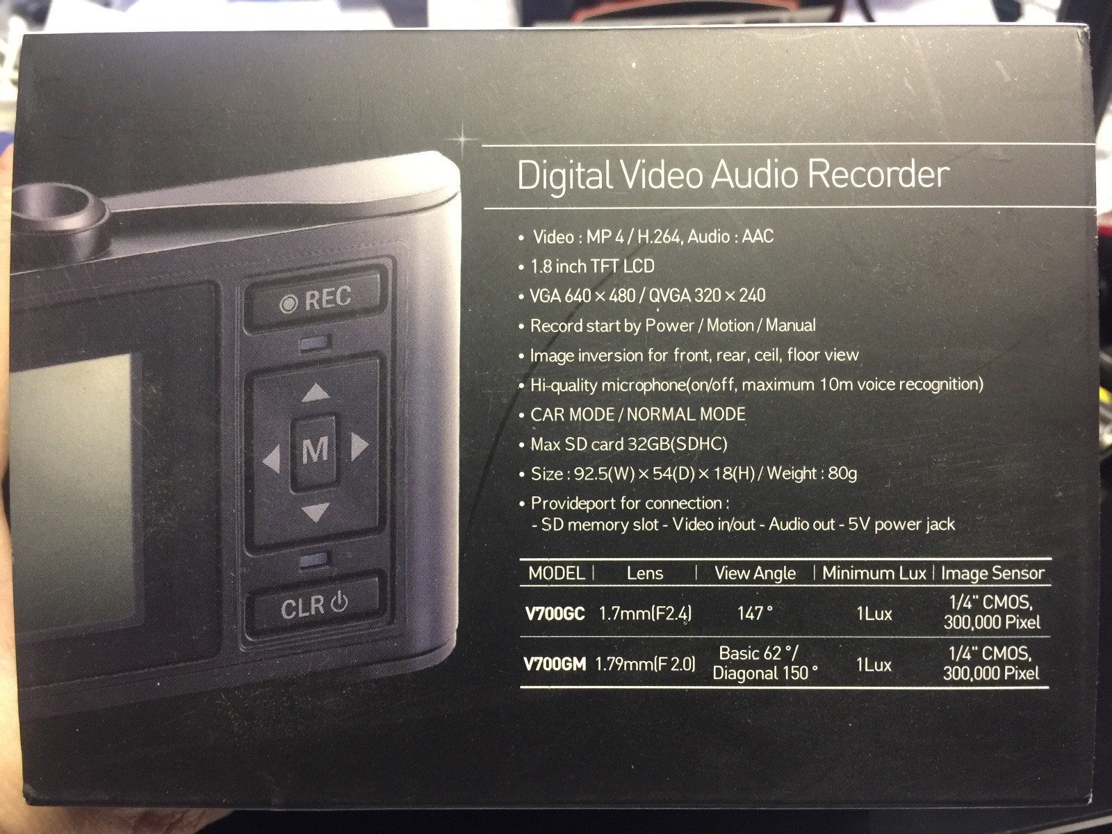 Repic Car Digital Audio Video Recorder Winycam Repic V700GM Police AV DVR