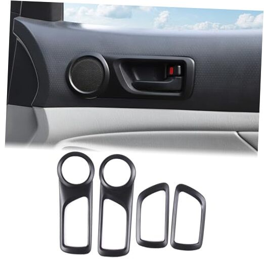 Aunginsy Car Inner Door Handle Panel Frame Trim Compatible with Matte Black