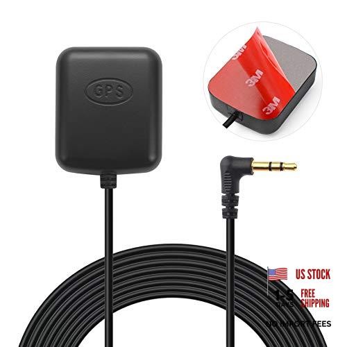 Car Dash Cam GPS Antenna 3.5mm Plug – Waterproof Hidden Adhesive Mount for