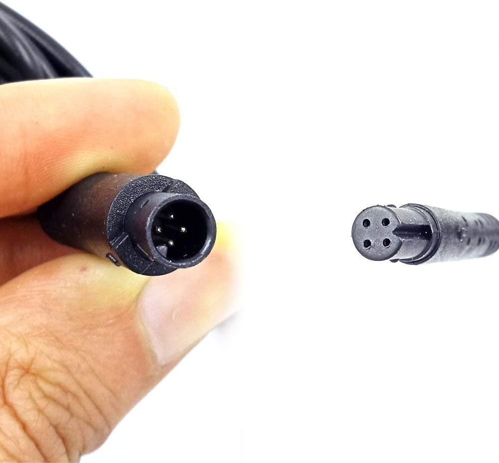 4-Pin 16.5 ft Backup Camera Extension Cord with Easy Plug-and-Play Installation